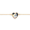 Mom, I Love You Art Heart Bracelet