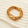 Narelle Gold Waterproof Stretch Ball Bracelet Set