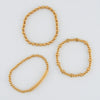 Narelle Gold Waterproof Multi Stretch Bracelet Set
