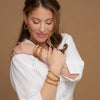 Narelle Gold Waterproof Multi Stretch Bracelet Set
