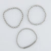 Narelle Silver Waterproof Multi Stretch Bracelet Set