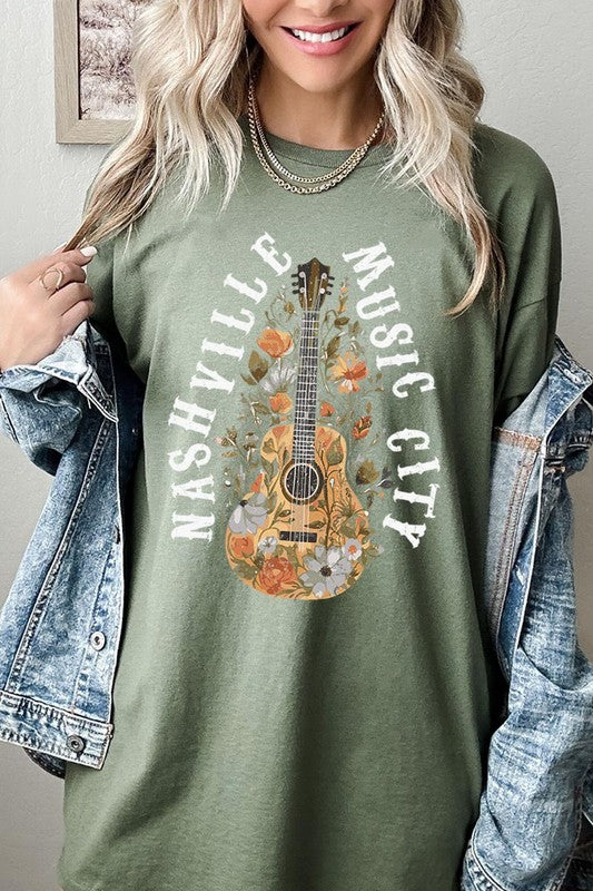 Nashville Music City Graphic Tee