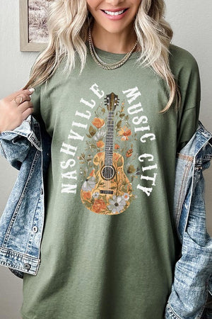 Nashville Music City Graphic Tee