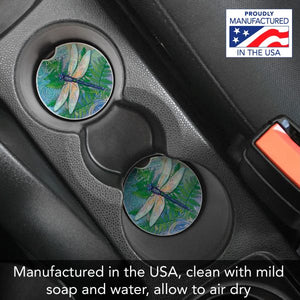 Dragonfly Inspiration Car Coaster