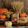 Porch Steps & Pumpkins Block Sign