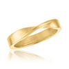 Twist Accent Gold Layers Ring