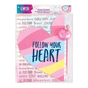 Follow Your Heart Journal & Pen Set