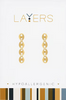 Mariner Link Dangle Layers Earrings in Gold