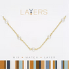 Multi Pearl Layers Necklace in Gold