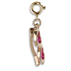 CHARM IT! Gold Heart Sunglasses Charm