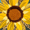 Welcome Friends Leopard Sunflower Burlap Garden Flag