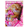 Cat with Candy Heart Garden Lustre Flag