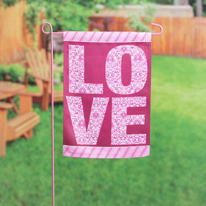 Love Suede Garden Flag