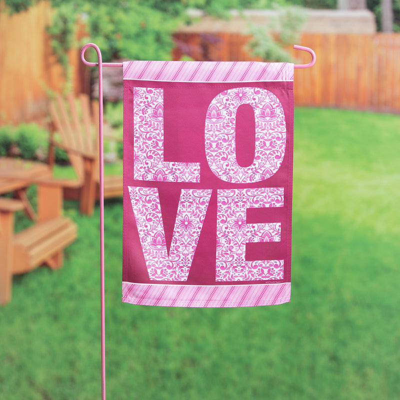 Love Suede Garden Flag