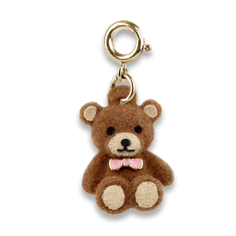 CHARM IT! Gold Fuzzy Bear Charm