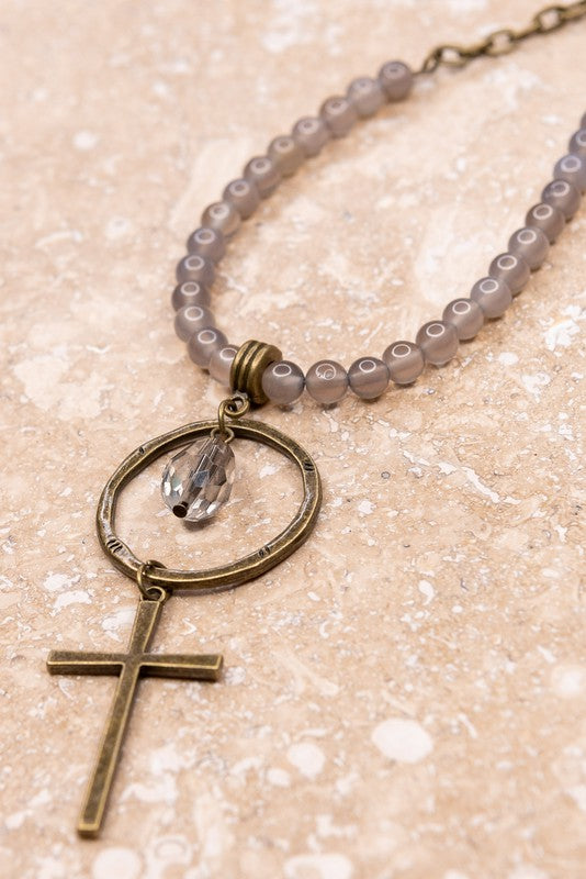 Gianna Cross Necklace