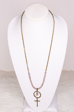 Gianna Cross Necklace