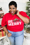 Be Merry Christmas Truck Tee