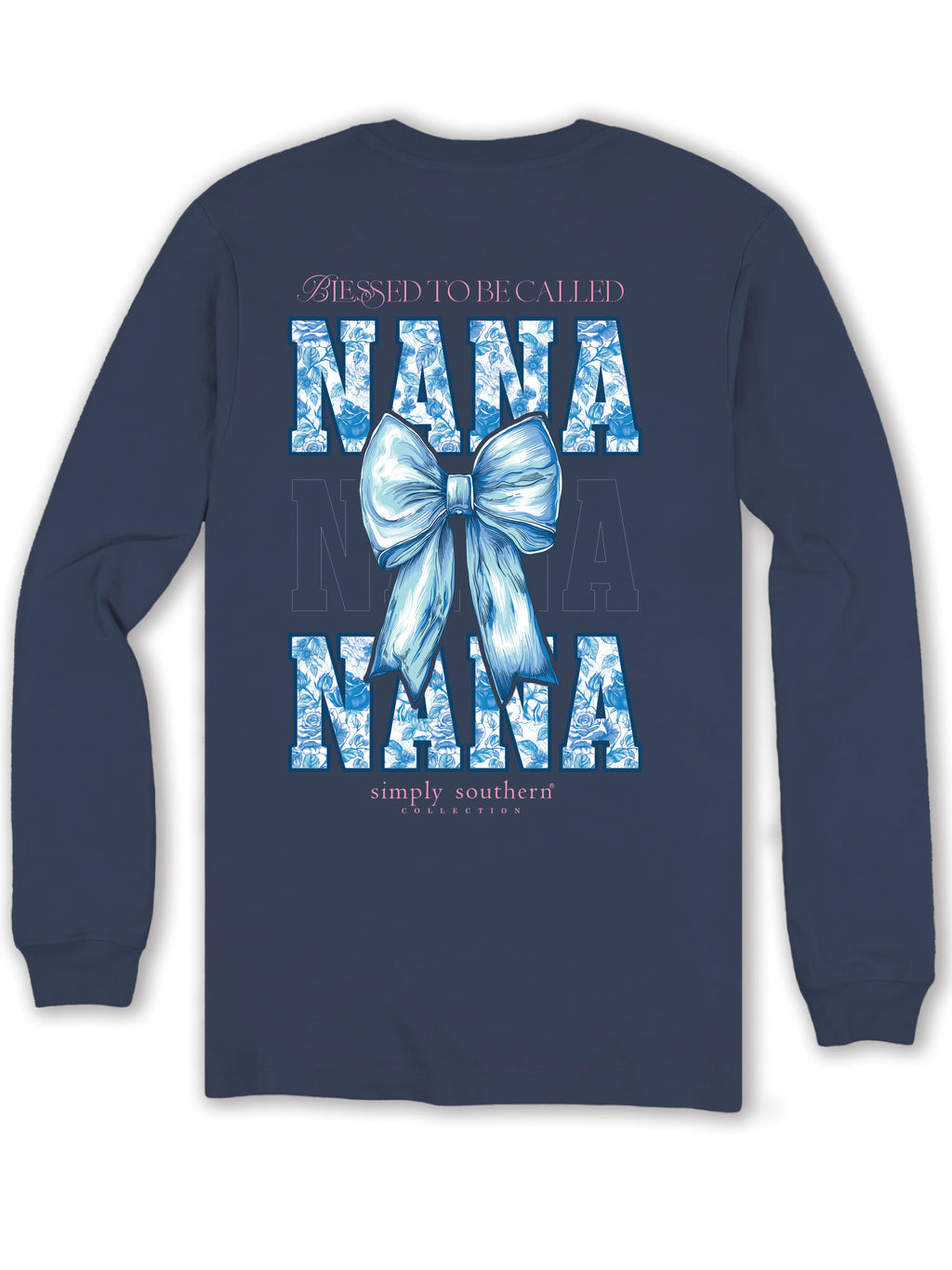 Blessed Nana Long Sleeves Simply Southern Tee