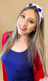 Patriotic Sequin Stars Headband