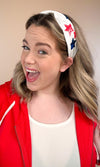 Patriotic Sequin Stars Headband