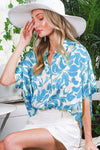 Floral Breeze Satin Top