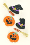 Witches Night Out Halloween Beaded Earrings