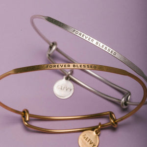 &Livy Forever Blessed Posy Bracelet