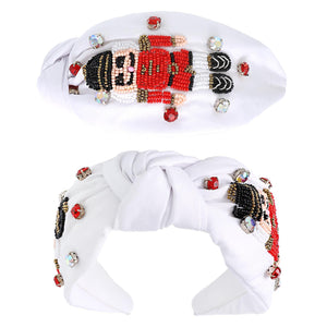 Nutcracker Jeweled Knotted Headband