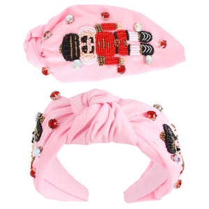 Nutcracker Jeweled Knotted Headband