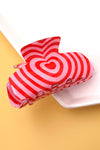 Valentine Heart Hair Claw Clip