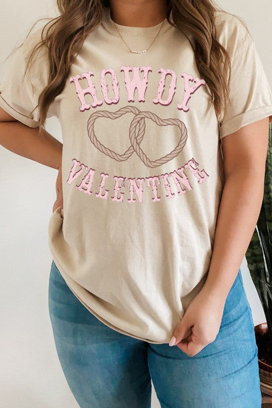 Howdy Rope Hearts Short Sleeve Valentine Tee