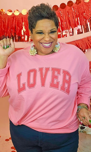 Lover Long Sleeve Valentine Tee