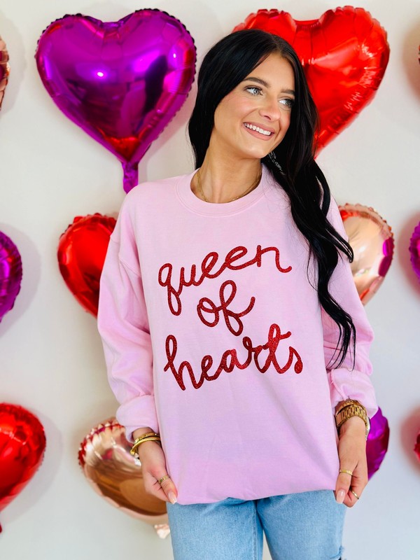 Queen of Hearts Valentine Sweatshirt