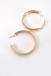 Abigail Classic Hoop Gold Earrings