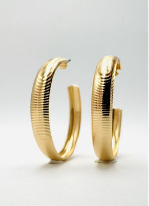 Abigail Classic Hoop Gold Earrings