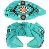 Western Aztec Beaded Knotted Headband