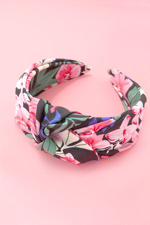 Cancun Dreams Floral Flower Bow Headband