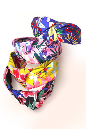 Cancun Dreams Floral Flower Bow Headband