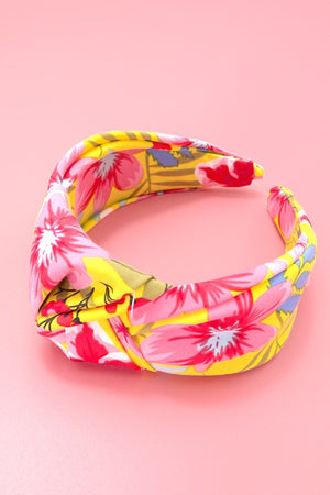 Cancun Dreams Floral Flower Bow Headband