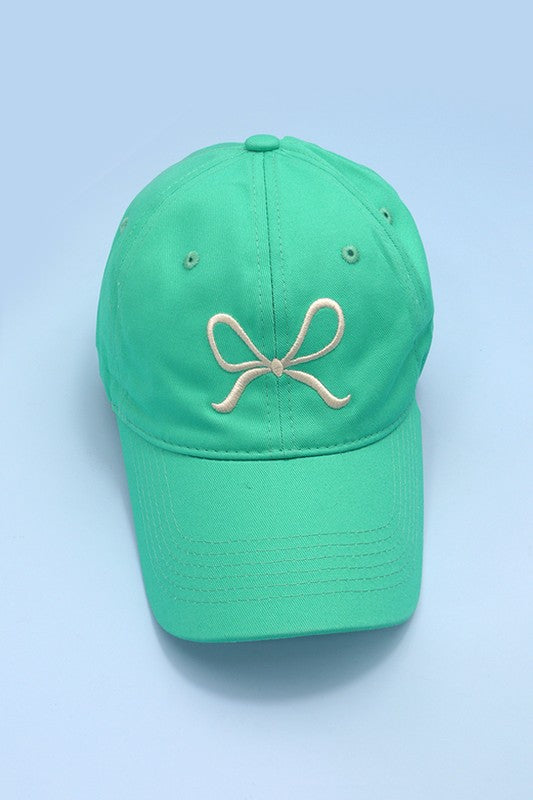 Bow Ribbon Baseball Hat