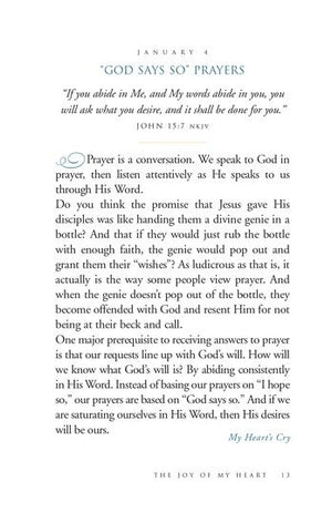 Joy of my Heart Devotional
