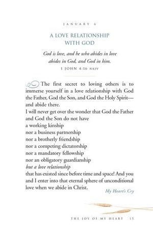 Joy of my Heart Devotional