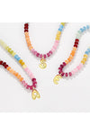 Charmed In Color Beaded Initial Necklace