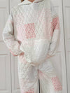 Sunkissed Coconut Quilted Pastel Hoodie