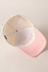 Put It On My Husband's Tab Pink Embroidered Trucker Hat