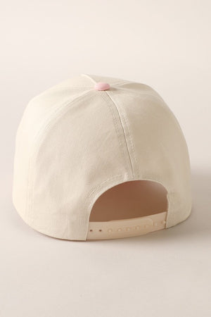 Put It On My Husband's Tab Pink Embroidered Trucker Hat