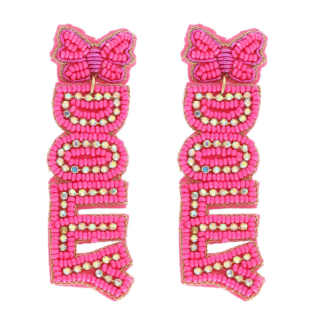 Dolly Jeweled Beaded Earrings