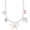 Selena Bow Multi-Charm Necklace