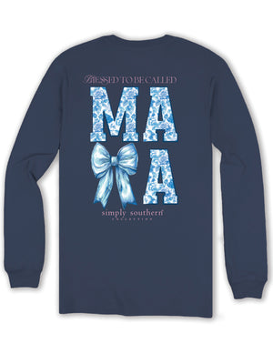 Blessed Mama Long Sleeves Simply Southern Tee